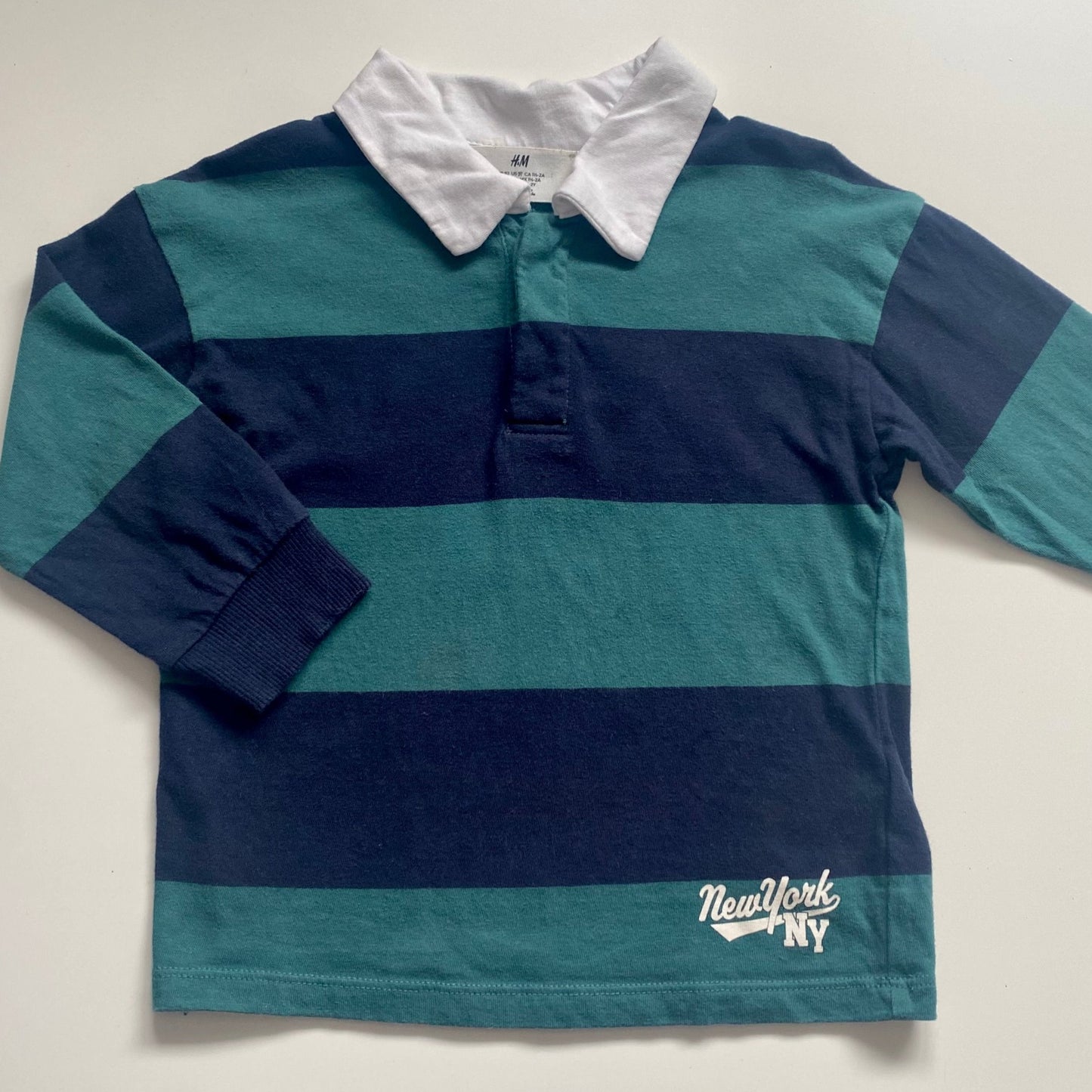 Polo style rugby H&M 18-24 mois (fait grand)