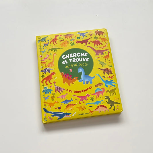 Livre cartonné - Cherche et trouve des tout petits : Les dinosaures