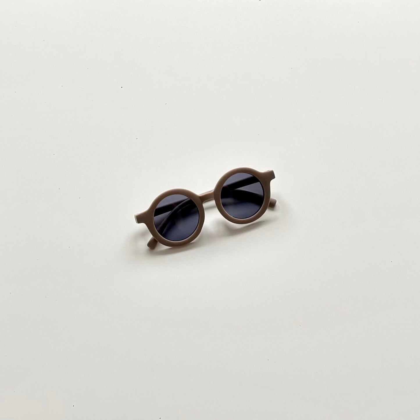 Lunette de soleil ronde - Taupe