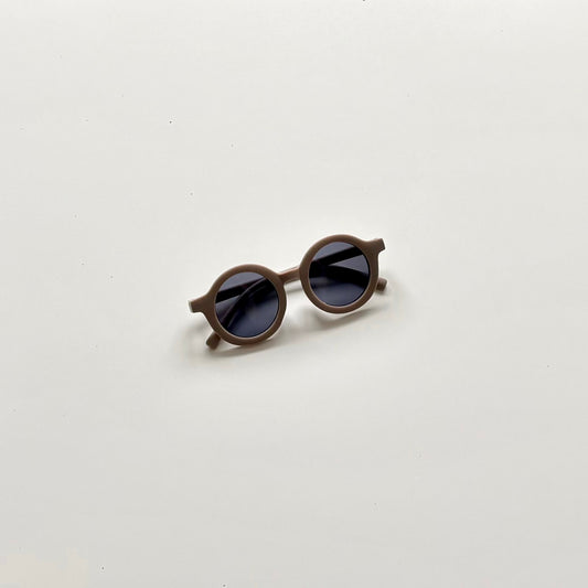 Lunette de soleil ronde - Taupe