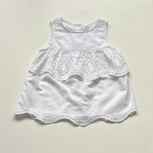 Camisole à broderies Zara | 18-24 mois (voir dos)
