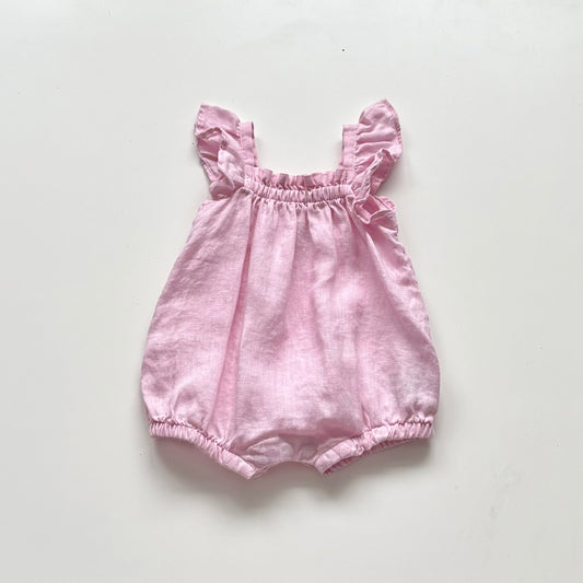 Barboteuse en lin H&M | 0-1 mois