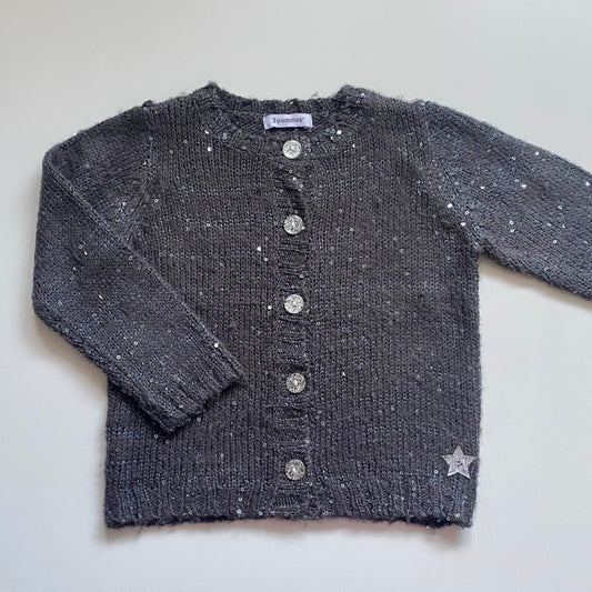 Cardigan en tricot 3 Pommes 12-18 mois