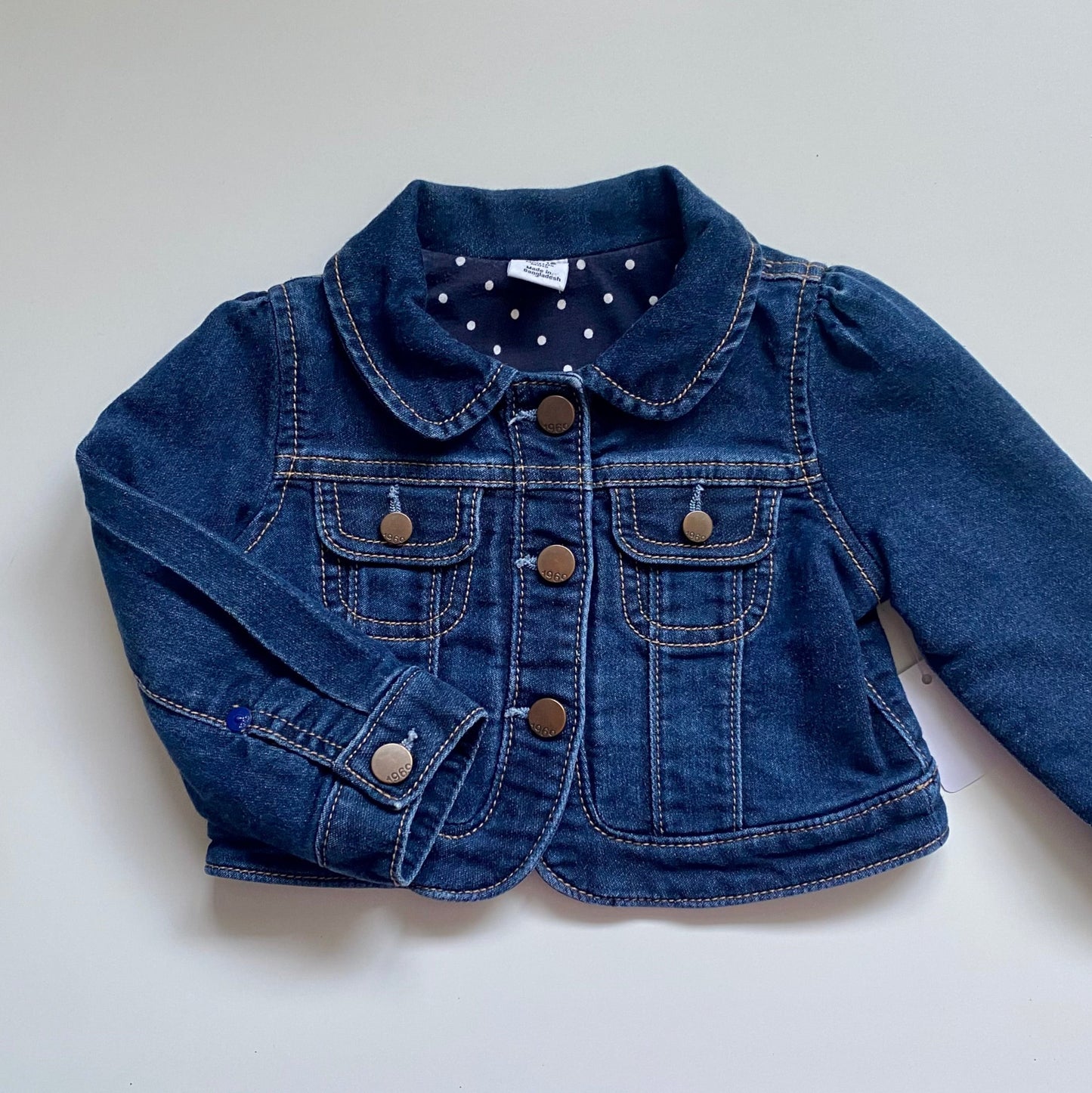 Veste courte en jeans Gap 12-18 mois