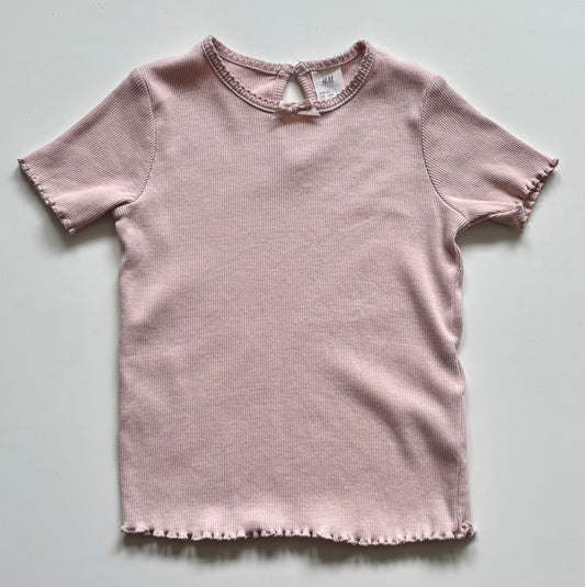 T-Shirt côtelé H&M | 12-18 mois