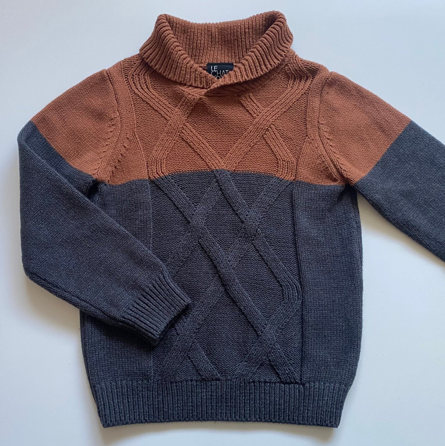 Pull en tricot Le Chat Botté 5 ans